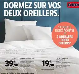 Intermarché Dodo couette douceur chic offre