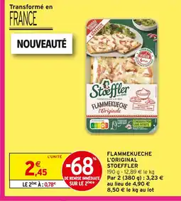 Intermarché Stoeffler flammekueche l'originale offre