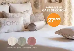b&m Parure de lit gaze de coton offre