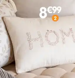 b&m Coussin home en coton offre