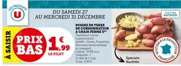 Super U U pomme de terre de consommation à chair ferme offre