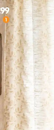 b&m Rideau en coton offre