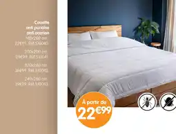 b&m Couette anti punaise anti acarien offre