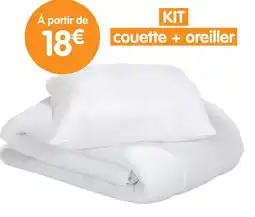 b&m Kit couette + oreiller offre