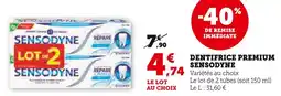 Super U Sensodyne dentifrice premium offre