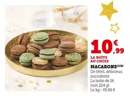 Super U Macarons offre