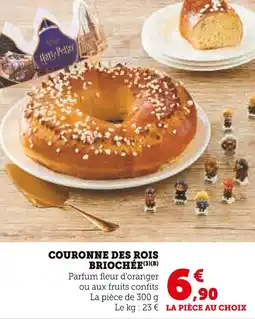 Super U Couronne des rois briochée offre