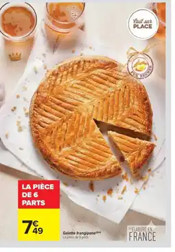 Carrefour Market Galette frangipane offre