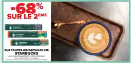 Carrefour Market STARBUCKS Sur toutes les capsules x10 offre