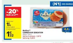 Carrefour Market CARREFOUR SENSATION Muffins offre