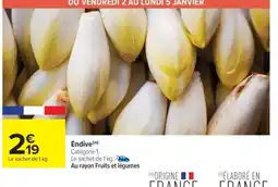 Carrefour Market Endive offre