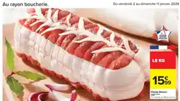 Carrefour Market Viande Bovine rôti offre