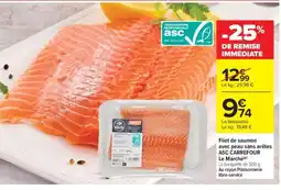 Carrefour Market CARREFOUR Filet de saumon avec peau sans arêtes offre