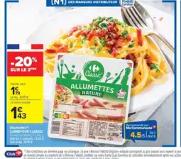 Carrefour Market CARREFOUR CLASSIC Allumettes offre