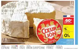 Carrefour Market CŒUR DE LION Camembert offre