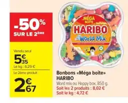 Carrefour Market HARIBO Bonbons Méga boîte offre