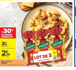 Carrefour Market PANZANI Pâtes Lot de 3 offre
