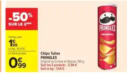 Carrefour Market PRINGLES Chips Tuiles offre