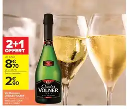 Carrefour Market CHARLES VOLNER Vin Mousseux offre