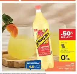 Carrefour Market SCHWEPPES Soda offre