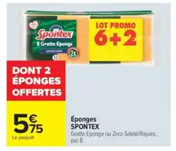 Carrefour Market SPONTEX Éponges offre