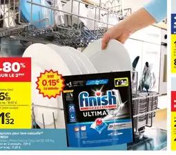 Carrefour Market FINISH Capsules pour lave-vaisselle offre