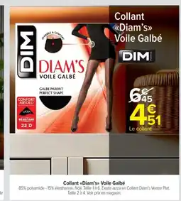 Carrefour Market DIM Collant Diam's Voile Galbé offre