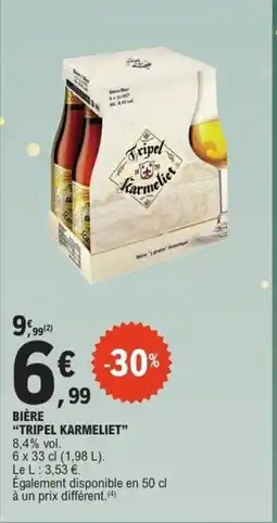 E.Leclerc TRIPLE KARMELIET Bière offre