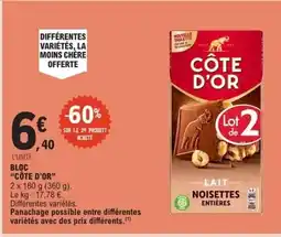 E.Leclerc CÔTE D'OR Bloc offre