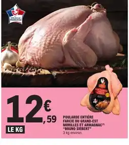 E.Leclerc BRUNO SIEBERT Poularde entière farcie du grand-est morilles et armagnac offre