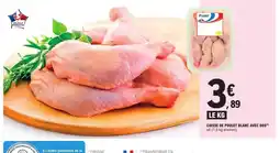 E.Leclerc Cuisse de poulet blanc avec dos offre