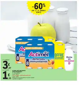 E.Leclerc ACTIMEL Goût multifruits offre découverte offre