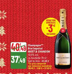 G20 MOËT & CHANDON Champagne Brut Impérial offre