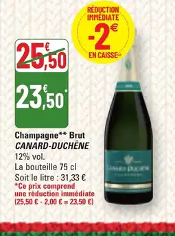 G20 CANARD-DUCHÊNE Champagne Brut offre