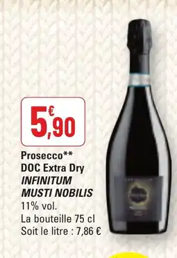 G20 INFINITUM MUSTI NOBILIS Prosecco DOC Extra Dry offre