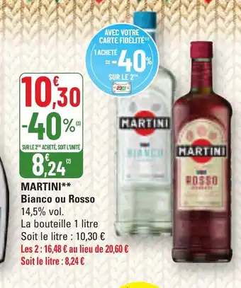 MARTINI Bianco ou Rosso