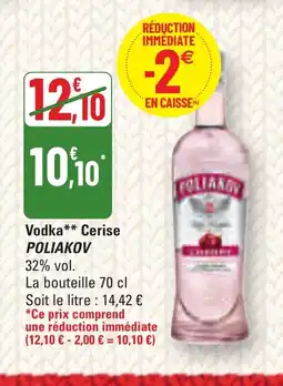 G20 POLIAKOV Vodka Cerise offre