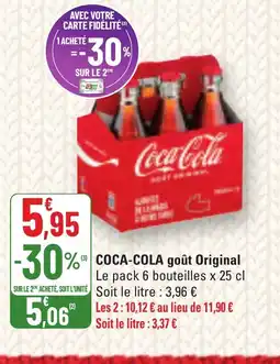 G20 COCA-COLA goût Original offre
