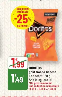 G20 DORITOS goût Nacho Cheese offre