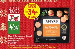 G20 LABEYRIE Bloc de Foie gras de Canard Pointe d'Armagnac Les Apéritifs offre