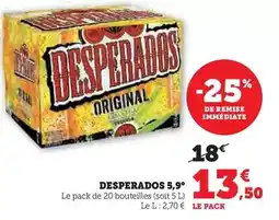 U Express Desperados - original 5.9 offre