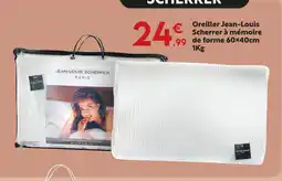 Maxi Bazar Jean-louis- scherrer oreiller à mémoire de forme offre