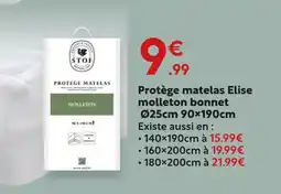 Maxi Bazar Stof protège matelas elise molleton bonnet offre