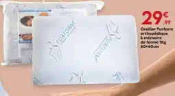 Maxi Bazar Oreiller purformor orthopédique à mémoire de forme offre