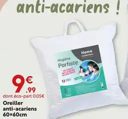 Maxi Bazar Oreiller anti-acariens offre