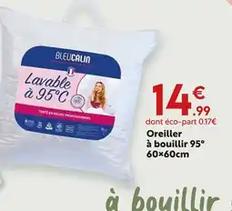 Maxi Bazar Bleu calin oreiller à bouillir 95° offre
