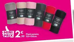 Maxi Bazar Plaid polaire offre