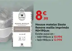 Maxi Bazar Stof housse matelas sieste renove maille imprimée offre