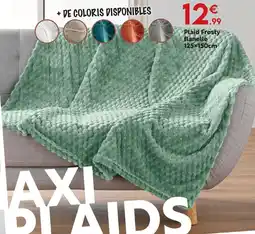 Maxi Bazar Plaid frosty flanelle offre