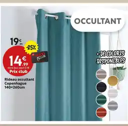 Maxi Bazar Rideau occultant copenhague 140×260cm offre